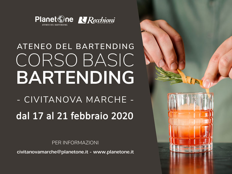 CORSO BARMAN BASIC FEBBRAIO DAL 17 AL 21